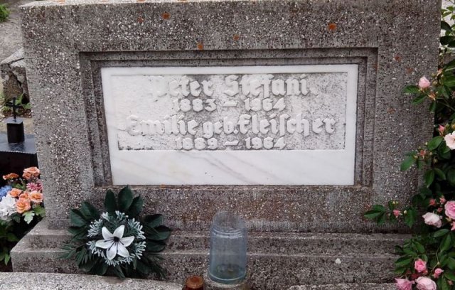 Stefani Peter 1883-1964 Fleischer Emilie 1889-1964 Grabstein